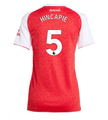 Arsenal Piero Hincapie #5 Replika Hemmatröja Damer 2025-26 Kortärmad